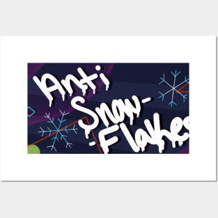 Anti Snowflakes Posters and Art